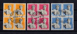 R1913  /  Comité olympique 1944 fils longs en blocs de 4