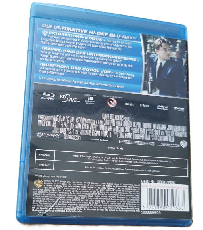 Tous les DVDs: Inception (2x Blu-ray Disc) – D'occasion à Wilen b. Wollerau par morethanmusic 1