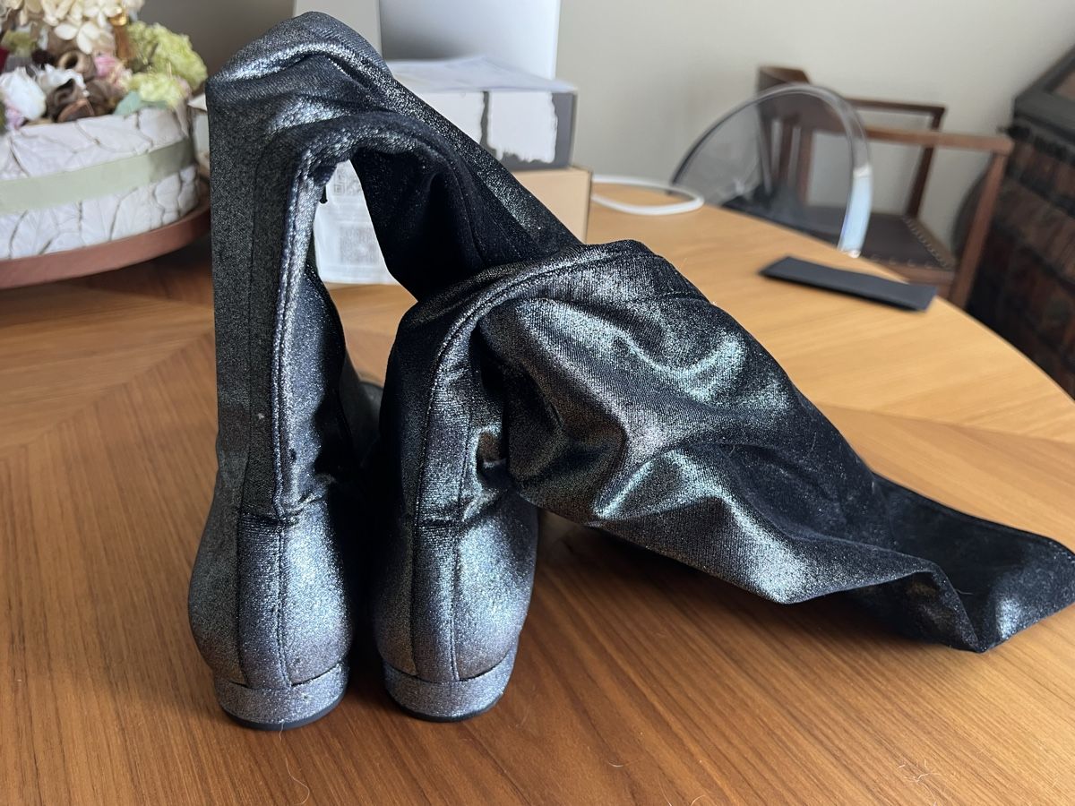 Scarpe da donna: Stiefel, silbrig/schwarz Gr 42 - Neu! – Nuovo (secondo la descrizione) da Baar venduto da gwe_996p 1