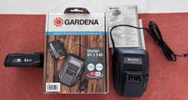 GARDENA Akku Starter-Kit 18V 2.5 Ah AL 1830 CV Ladegerät
