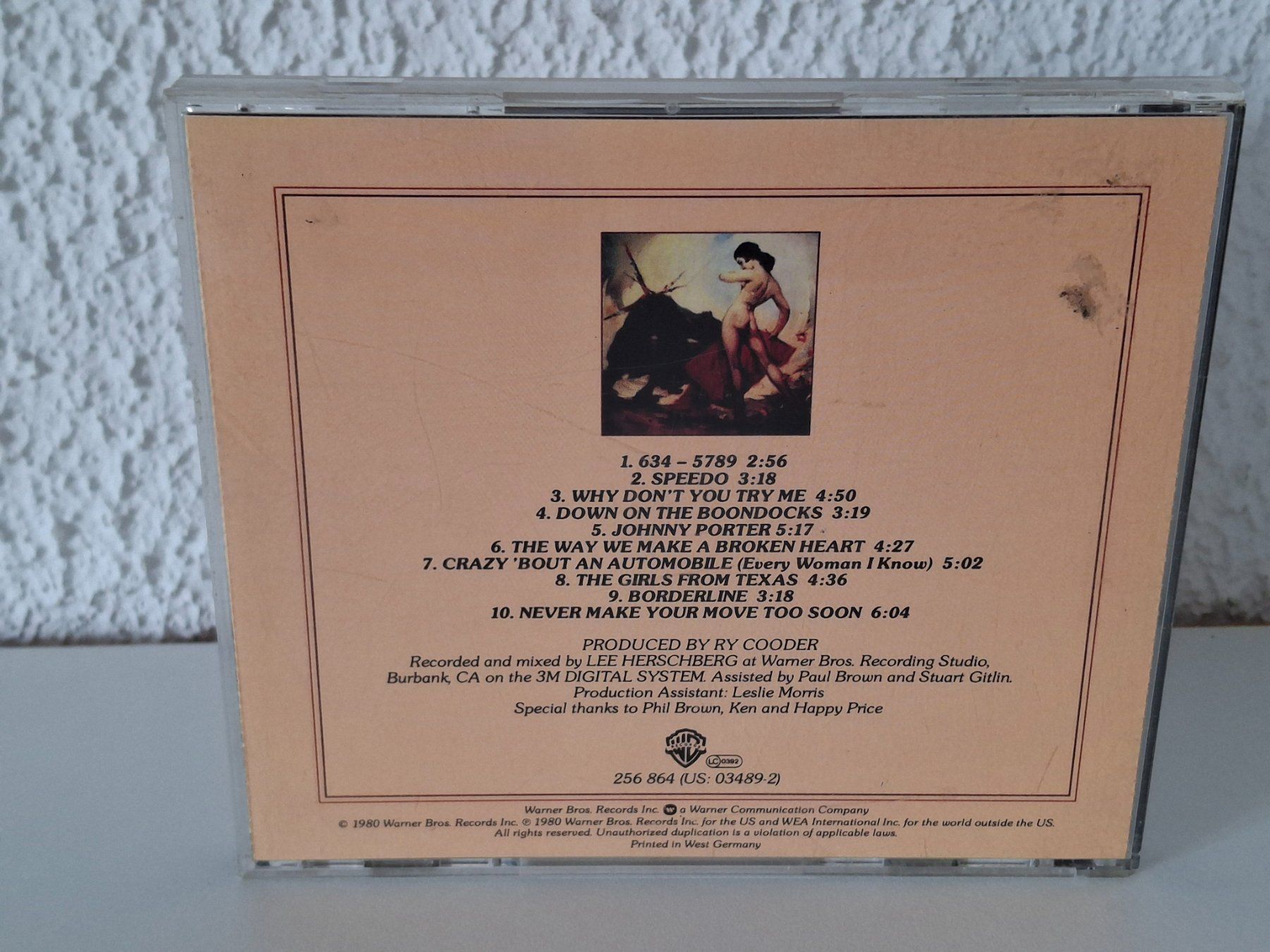CDs: CD Ry Cooder -  Borderline – Gebraucht aus Aarberg von Jackup1 1
