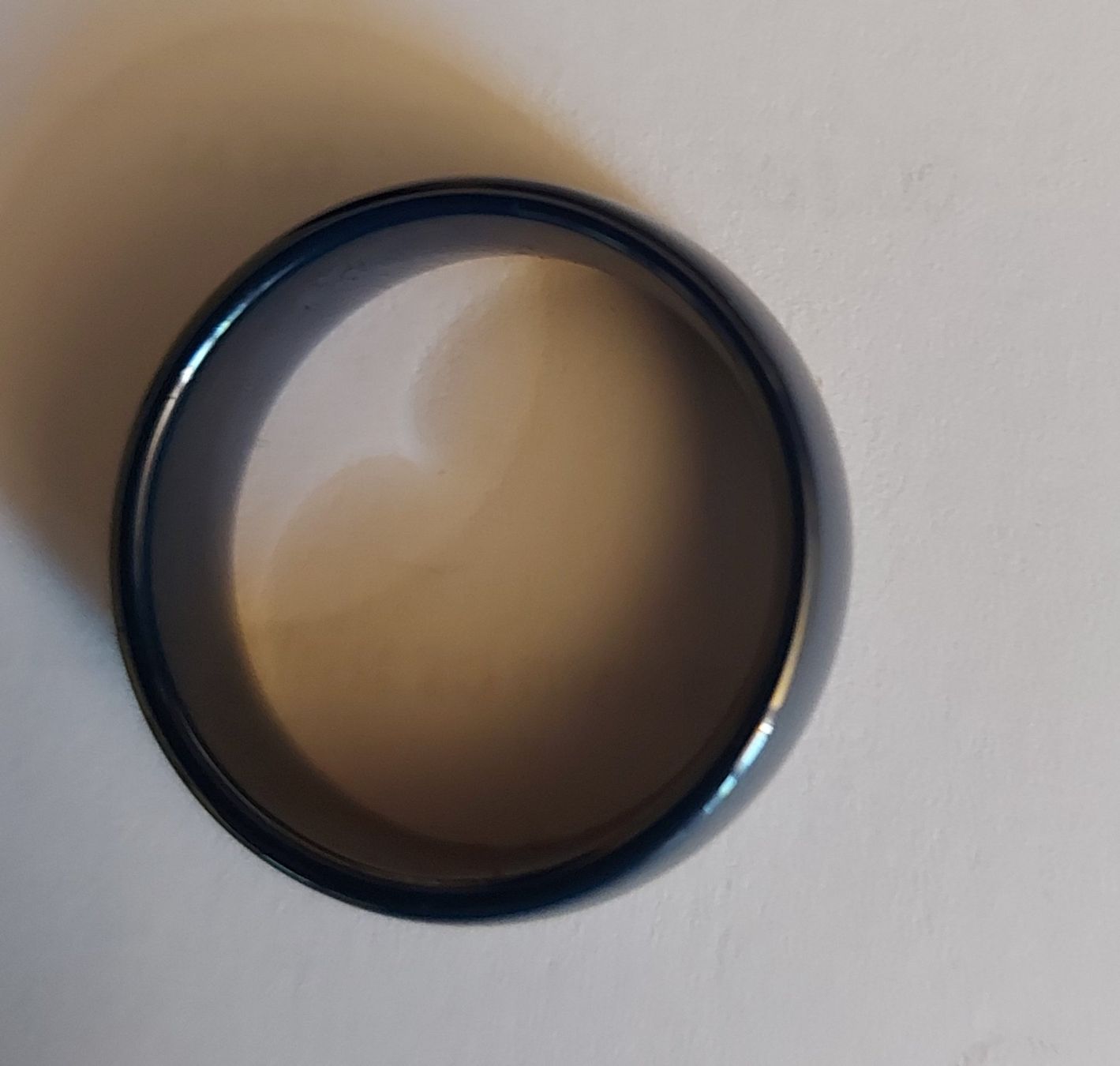 Anelli: Schöner, schlichter Herren Ring, Dunkelblau, Grösse 64 – Nuovo e nell'imballaggio originale da St. Gallen venduto da kamel27 1