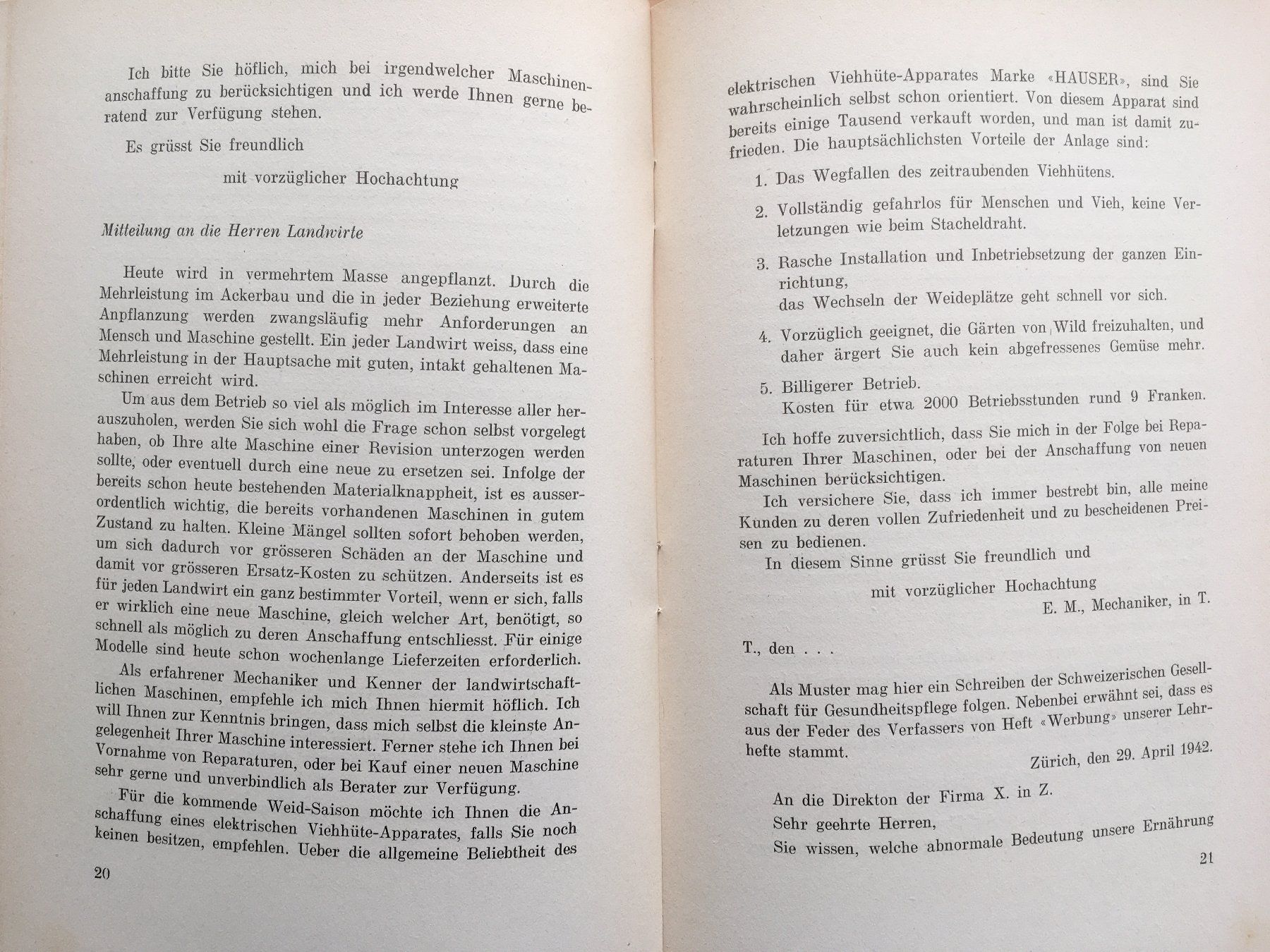Libri: Gute Briefe - W. Sulser,  3 Hefte – Usato da Grenchen venduto da Kogi7 9