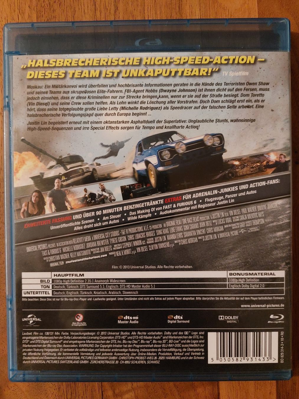 Tutti i DVDs: Blu Ray - Fast & Furious 6 – Usato da Rheinfelden venduto da FilmAuktion 1