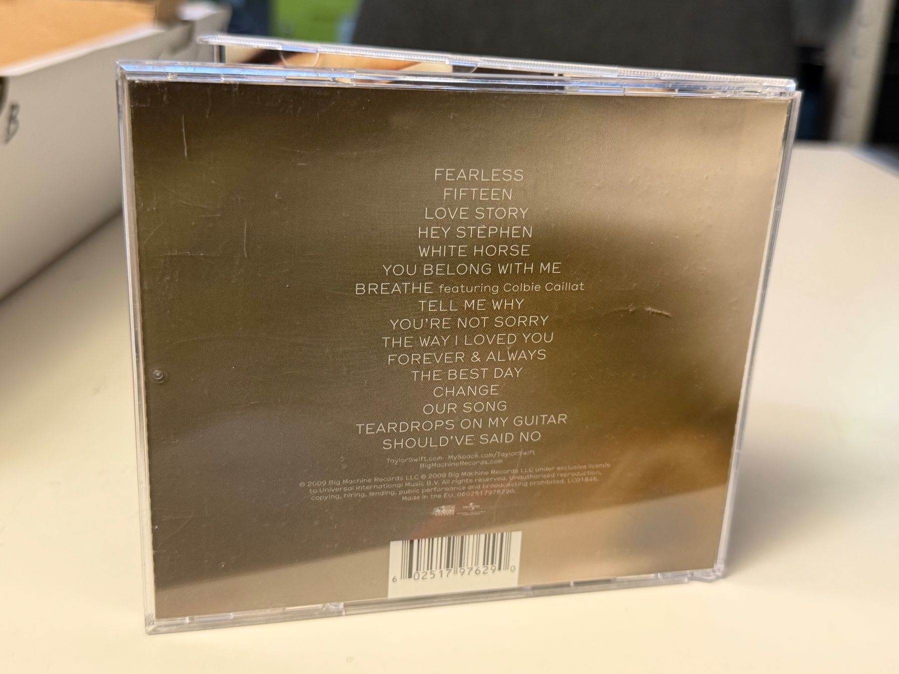 CD: Taylor Swift - Fearless - HB21B – Nuovo (secondo la descrizione) da Küsnacht ZH venduto da Jazztilldawn 1