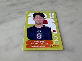 Panini FIFA Fussball WM 2026 Sticker Kaishu Sano Japan JPN 8