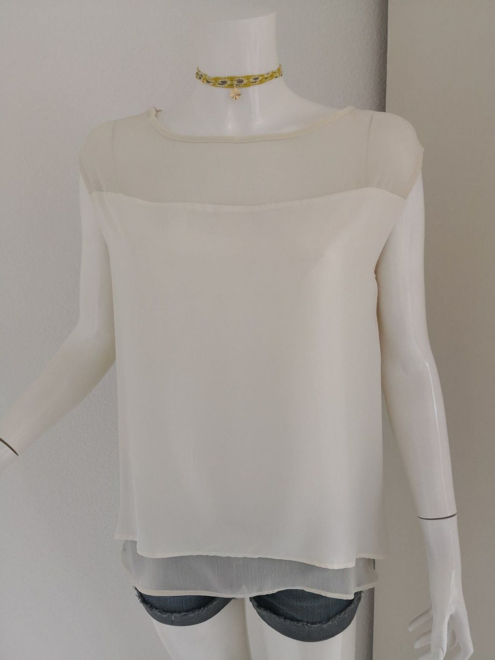 Mango Camicette: 🤩MANGO SUIT SATIN-CREPE BLUSE ECRU NEU & GUCCI P. – Nuovo (secondo la descrizione) da Olten venduto da Naja-Twins-Twins 5
