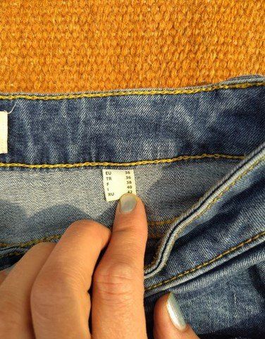 Jeans: Jeans Culotte 99% Baumwolle Gr. 36 blau – Nuovo (secondo la descrizione) da Münsingen venduto da Nik_und_Kat 2