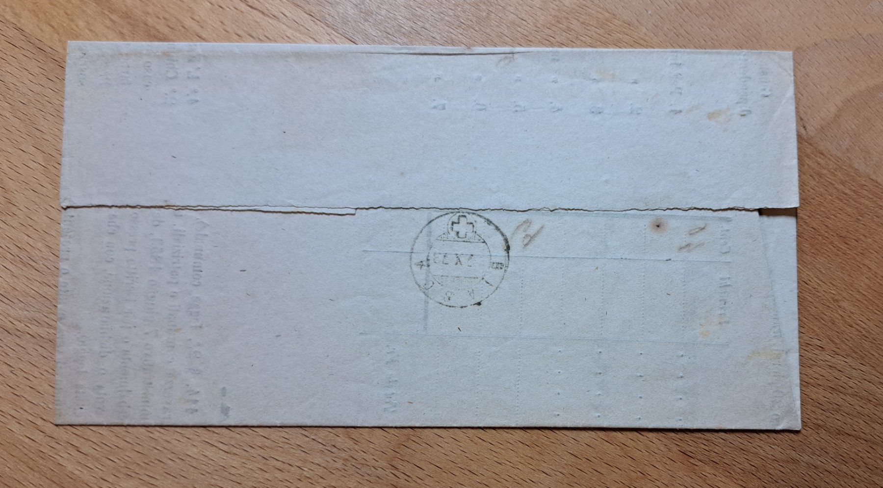 Alle Briefmarken: Grünblauer Stabstempel Semione, Biasca, refusé 1873 – Gebraucht aus Unterägeri von PhilatelieStudiger 1