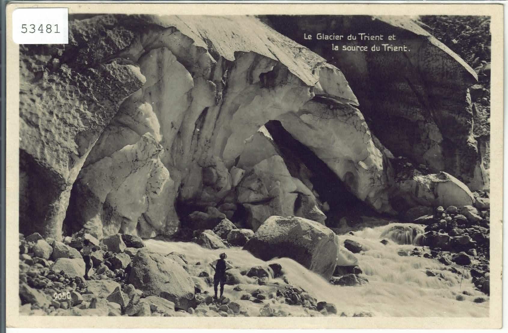 Cartoline postali: Le Glacier du Trient et la source du Trient - animee – Usato da Ettingen venduto da Kartenplanet