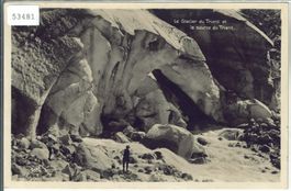 Le Glacier du Trient et la source du Trient - animee