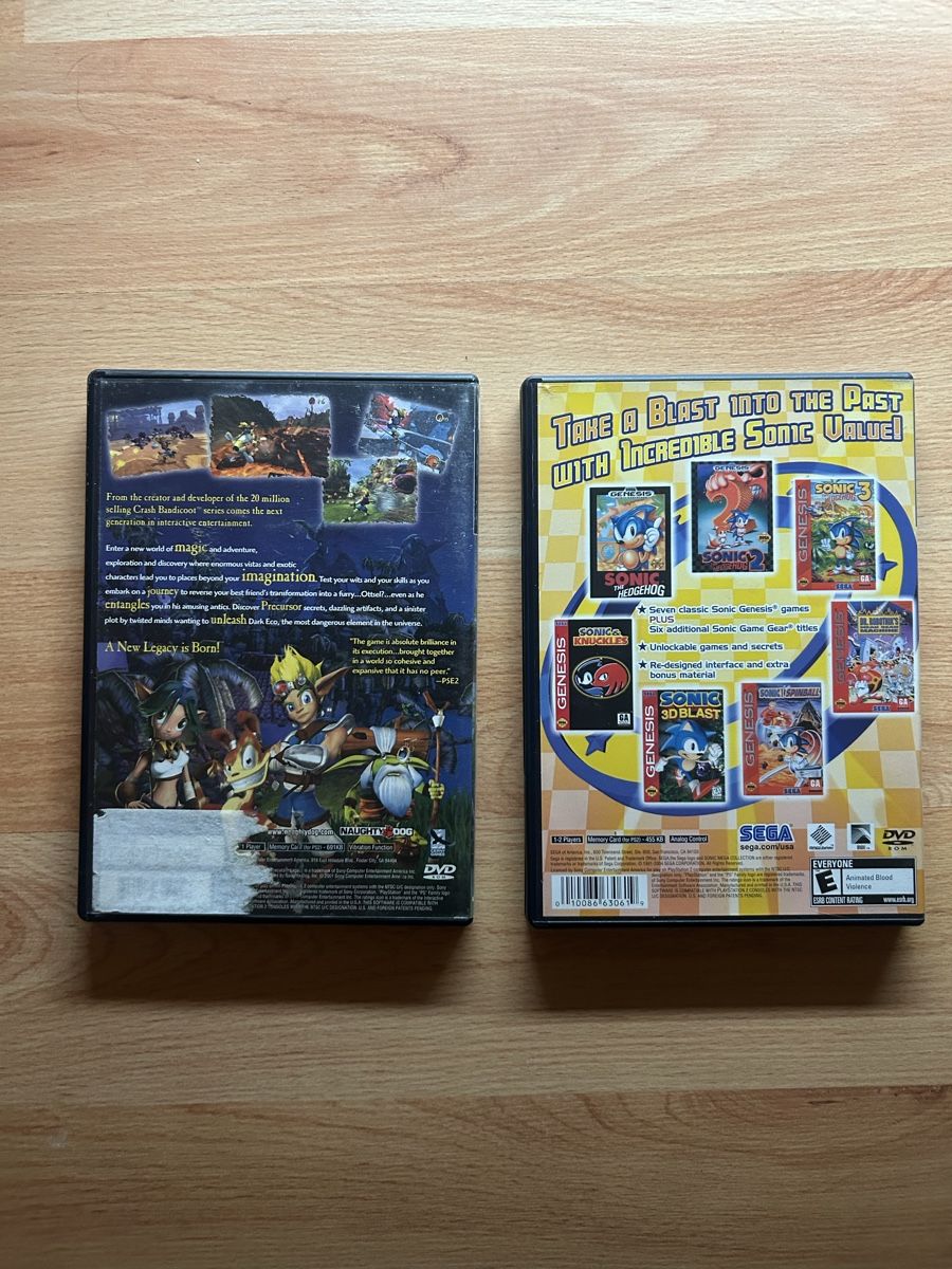 Sony Giochi: 2 PS2-Spiele: Jak & Daxter + Sonic Mega Collection Plus – Usato da Schötz venduto da lor_z95g 2