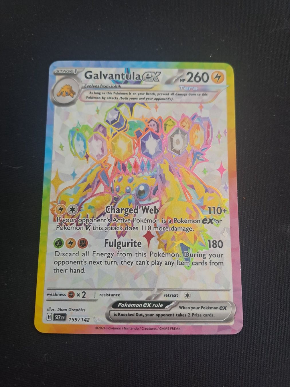 Pokémon Carte collezionabili: Pokemon - galvantula EX - En – Usato da Losone venduto da wow_5w2t