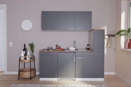 591 Singleküche Küchenzeile 180cm W/G - Küche Einbauküche