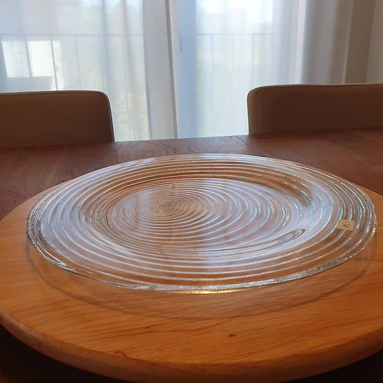 Servierplatten: Plat verre décoration - 30 cm – Gebraucht aus Corcelles-le-Jorat von Fashion_Unfold 1