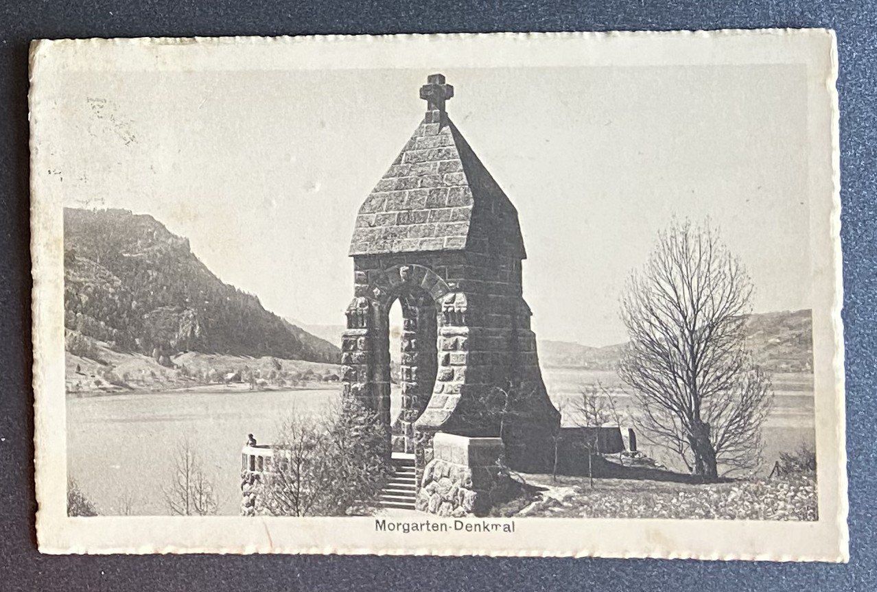 Ansichtskarten: AK Morgarten Denkmal – Gebraucht aus Böckten von Hansi36