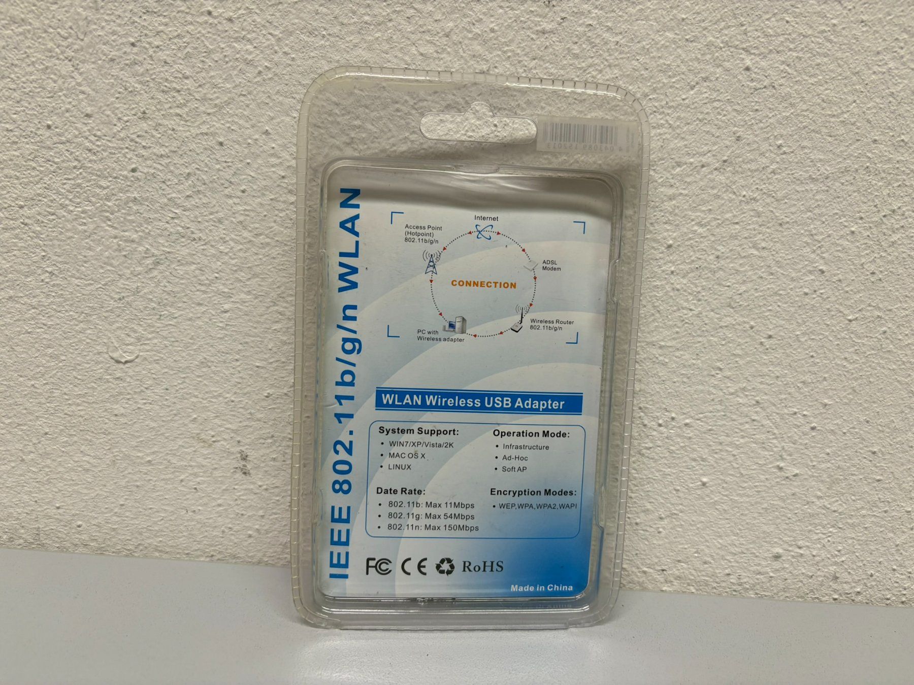 Laufwerke & Adapter: WLAN Wireless USB Adapter – Neu und originalverpackt aus Hochdorf von av-electronics 1