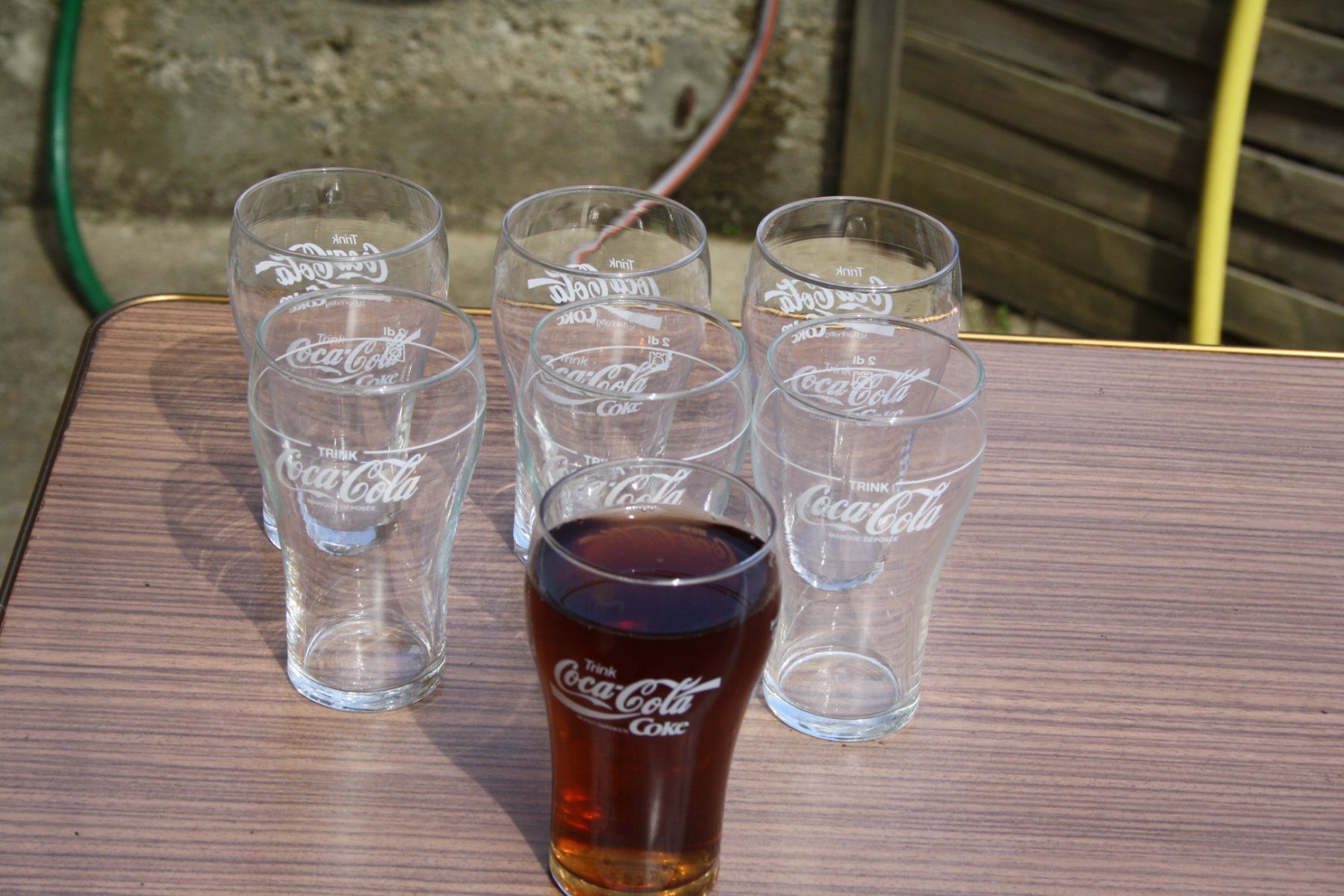 Coca-Cola Bicchieri: VINTAGE COCA COLA GLÄSER – Usato da Wauwil venduto da Pneuedy 8