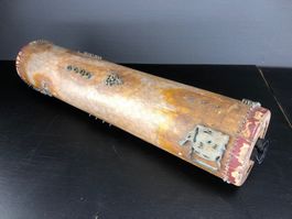 Antike Walze für Stoffdruck, Tapeten-Druck usw.