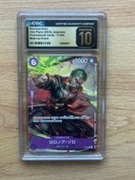One Piece  Roronoa Zoro P-045 CGC Pristine 10 JP