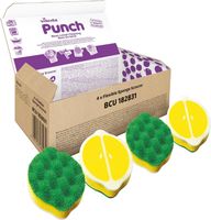 Vileda Punch Scheuerschwamm 4er Set Zitrone kratzfrei