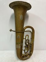 Alte Basstuba Max Reiner Thun – Musikinstrument Sammlerstück