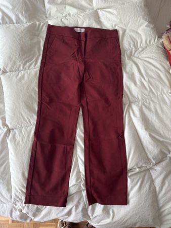 Pantalon MNG bordeaux taille 40 comme neuf, pour l'automne!