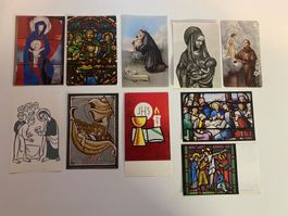 10 Religions- Kirchenkarten aus den 50er, 60er & 70er Jahre