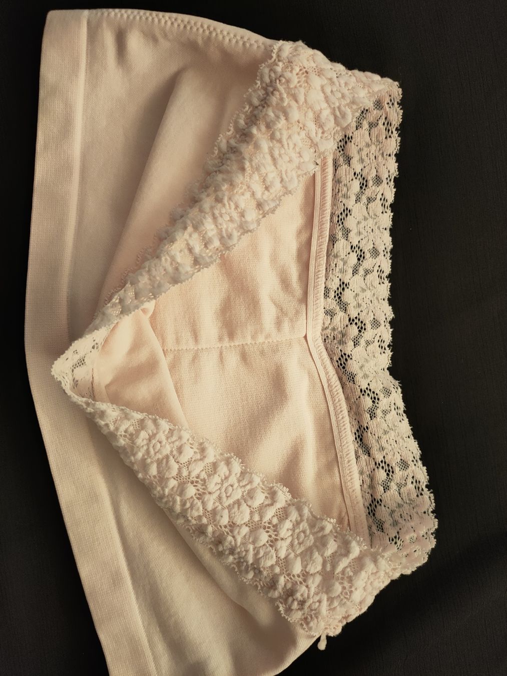 Top: Bustier Set, Weiss und Rosa mit Spitzen Grösse S / M – Nuovo (secondo la descrizione) da Gipf-Oberfrick venduto da minini 9