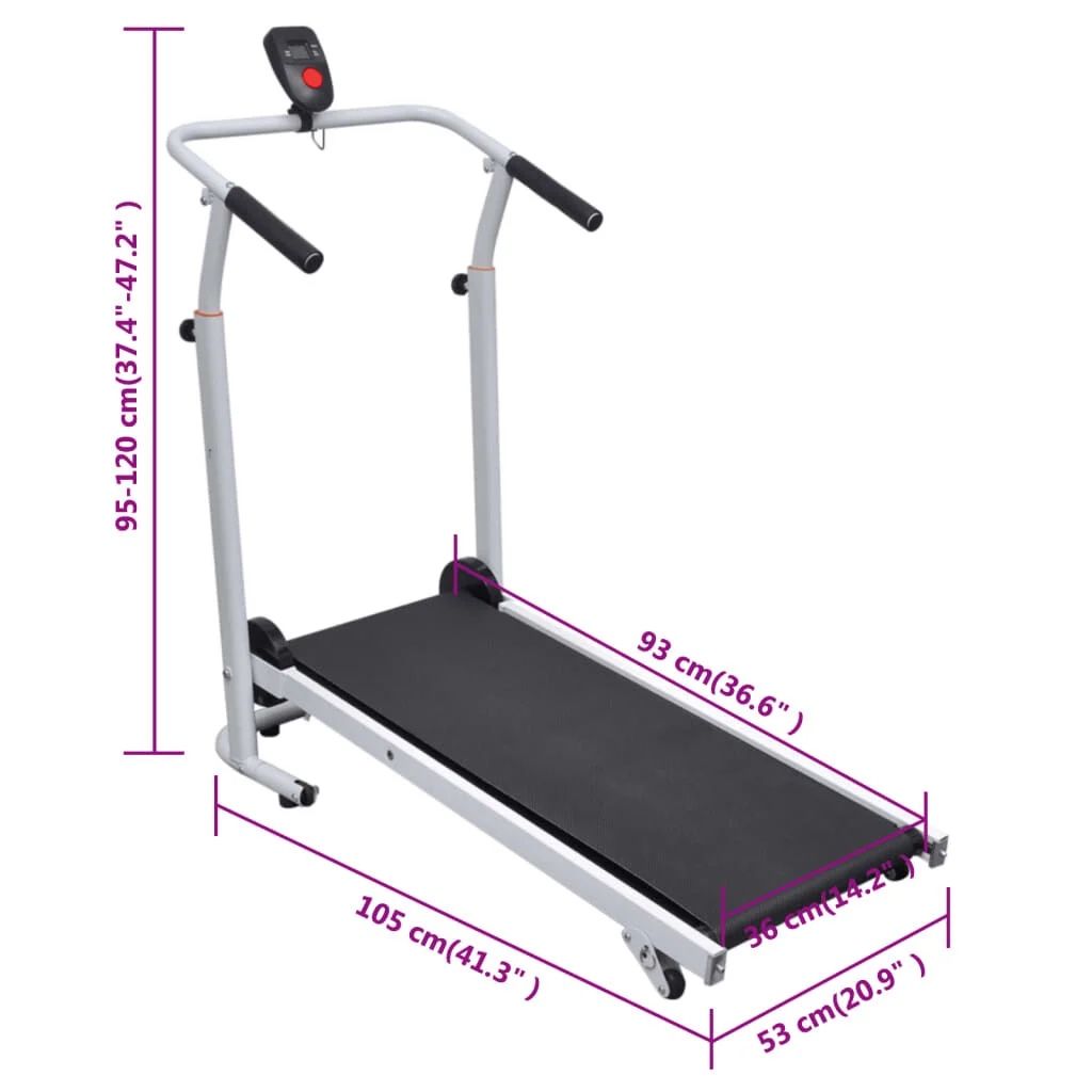 Hometrainer: Mini-Laufband Klappbar 93x36 cm Schwarz – Neu und originalverpackt aus Seftigen von Deadpool98 7