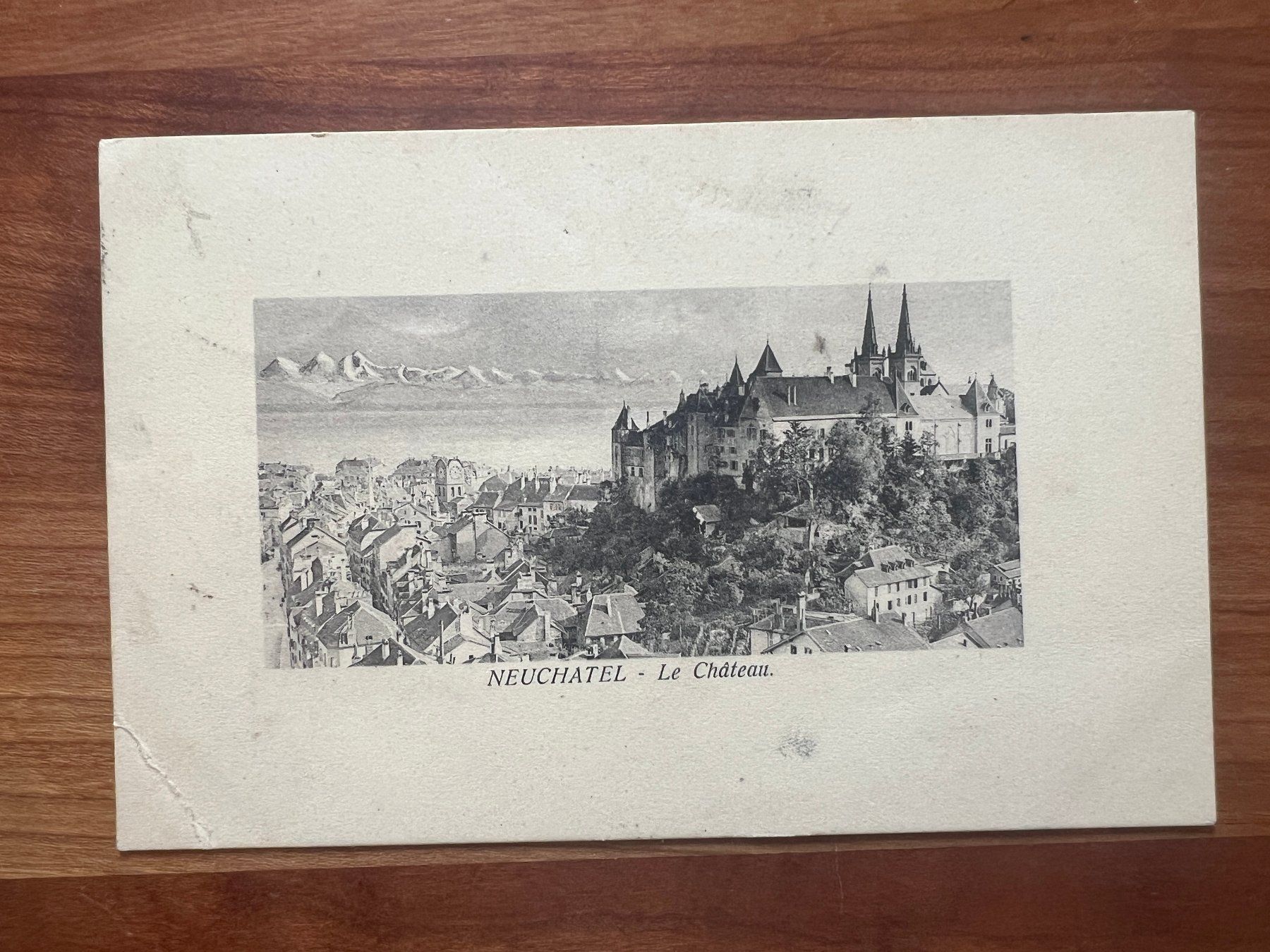 Cartoline postali: AK  1908 Neuchatel  (G3056) – Usato da Hinwil venduto da Sidi4