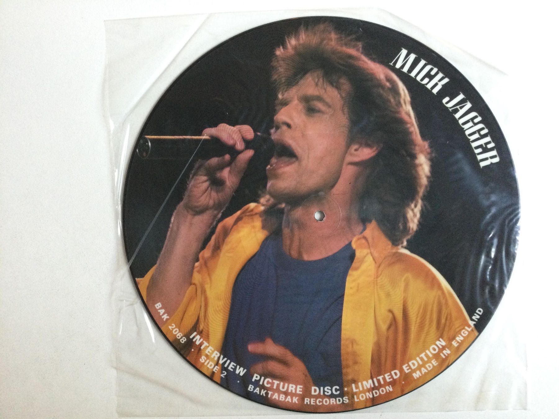 Vinyles: Mick Jagger Picture-Disc LP - Interview – D'occasion à Gutenswil par Hamzian 1