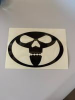 Aufkleber Toyota 13x9cm  "Skull Edition"