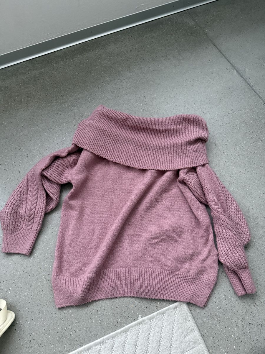 Maglioni & Felpe: Topshop Strickpullover Off-Shoulder Rosa, Grösse 36/S – Usato da Zürich venduto da iva_iva