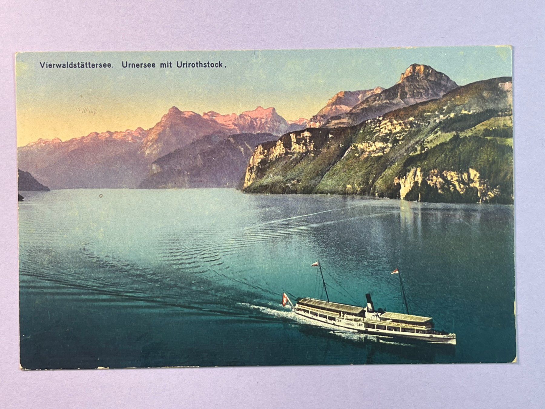 Cartes postales: Vierwaldstättersee - Urnersee mit Urirothstock – D'occasion à Steg VS par _vinci_