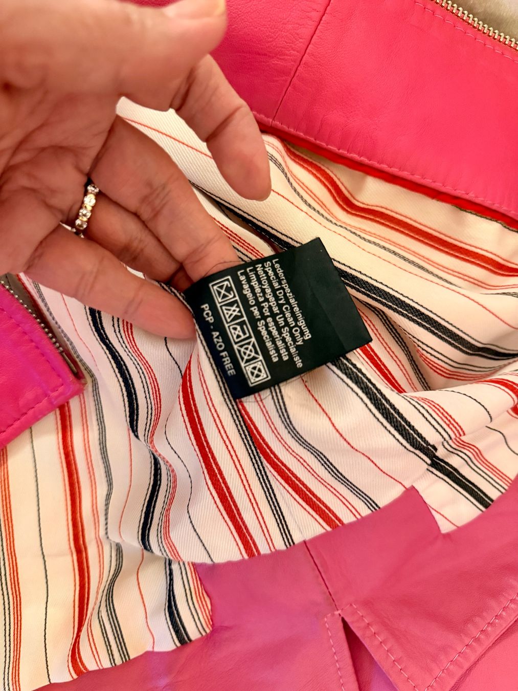 Jacken: Rosa Lederjacke – Gebraucht aus Genève von mar_g5r2 4