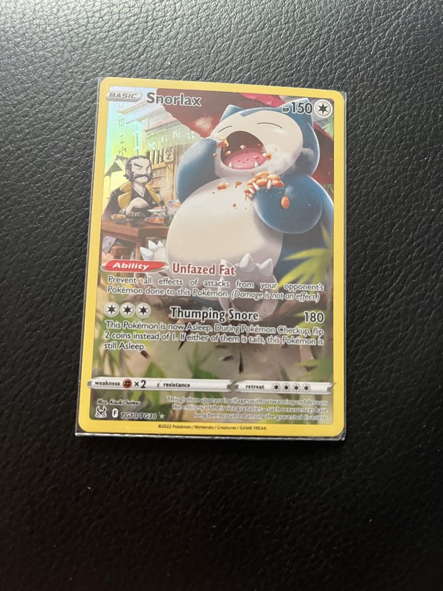 Pokémon Carte collezionabili: Snorlax – Nuovo (secondo la descrizione) da Dübendorf venduto da LCDH55