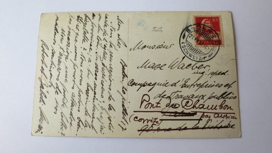 Ansichtskarten: An der Strasse Weesen - Mollis - 1917 – Gebraucht aus Jona von centumprata 1