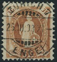 1907 - Stehende Helvetia - Voll Stempel