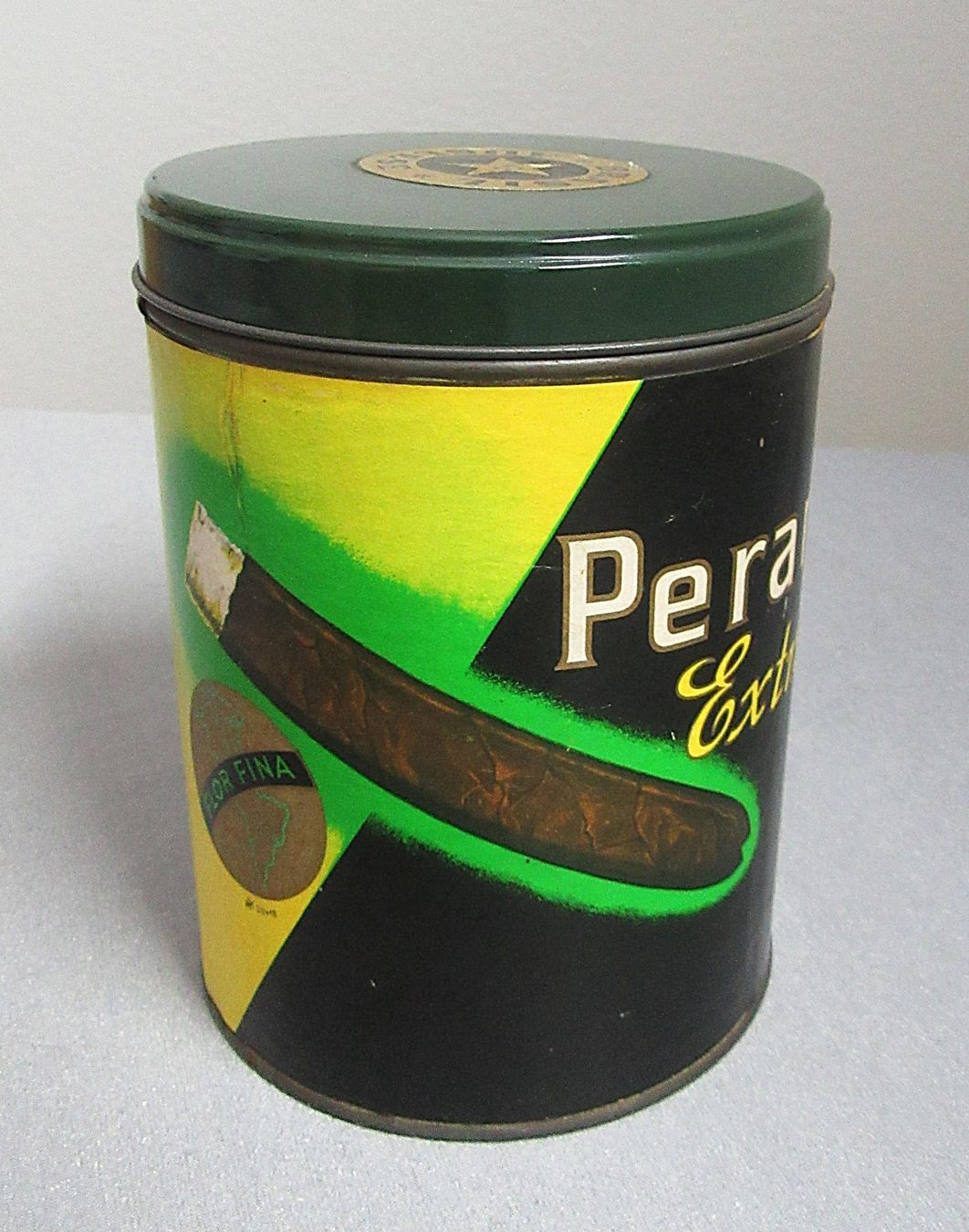 Barattoli: alte Zigarren Blechdose - Perano Extra - Brasil Auslese – Usato da Auenstein venduto da Padabimbim 1