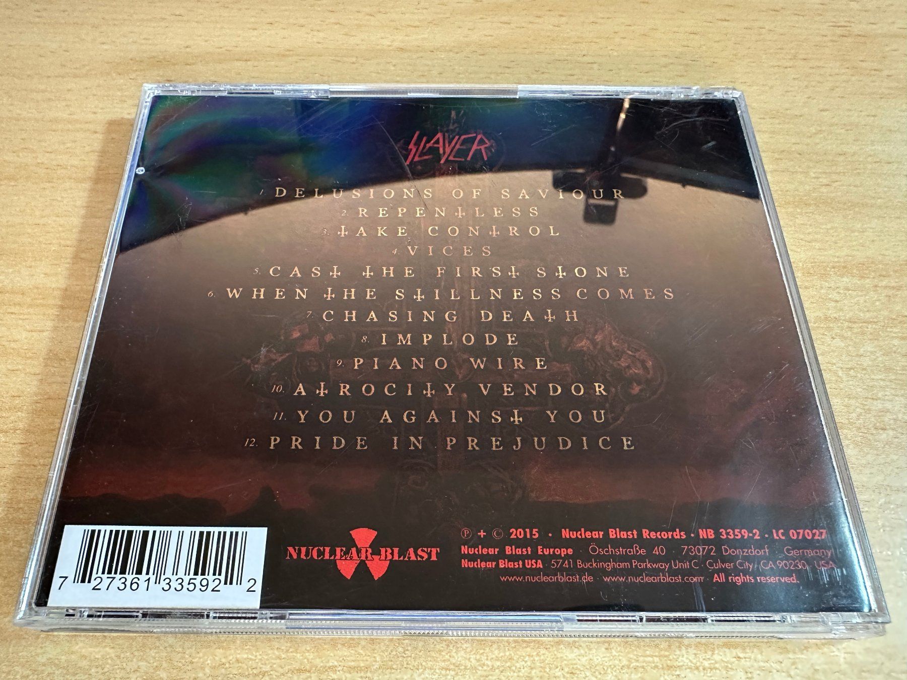 CD: R1 Slayer – Repentless – Usato da Rikon im Tösstal venduto da Alpenmutz 1