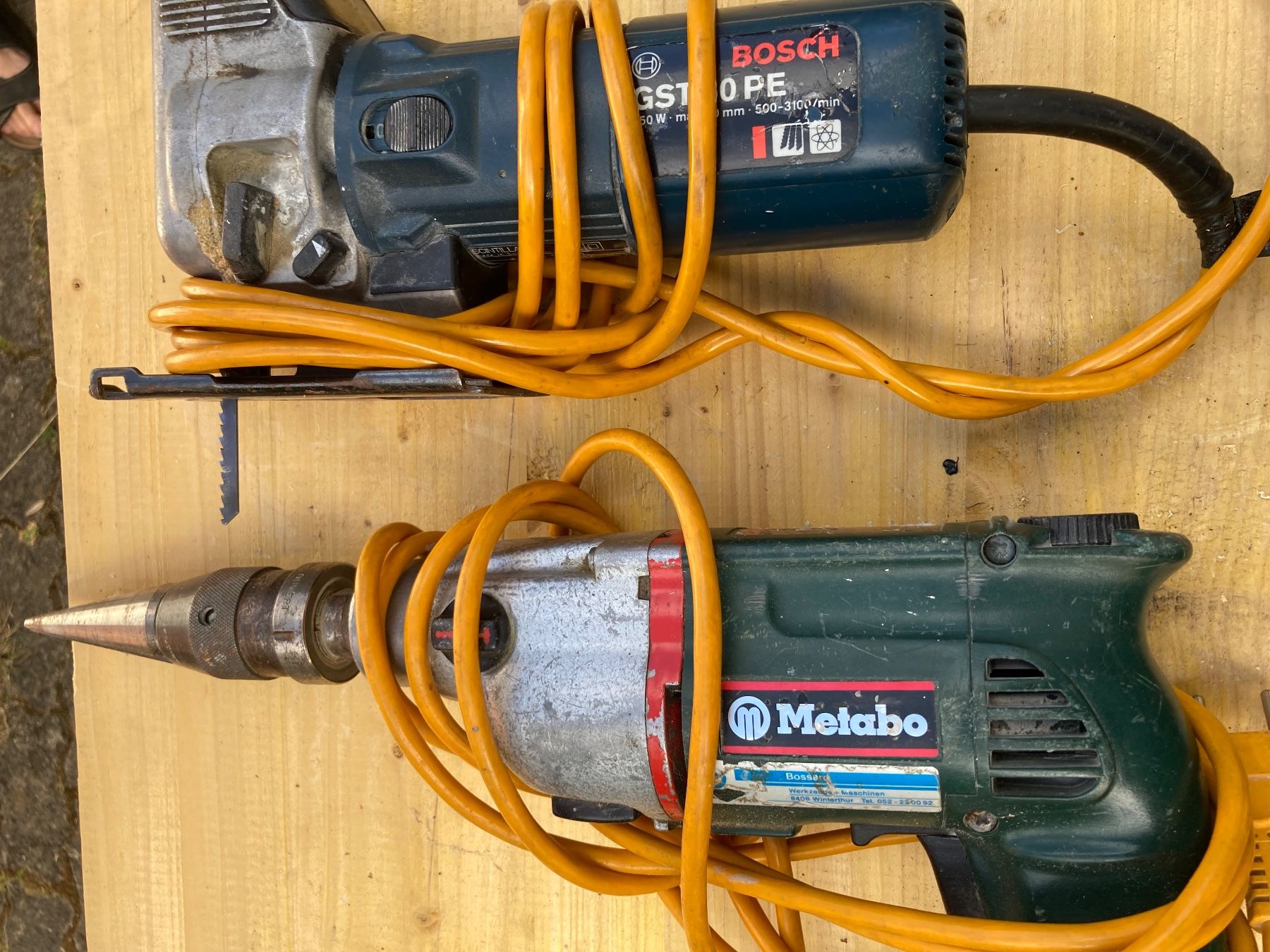 Bosch Tutti gli attrezzi: Elektrowerkzeuge Set, Bosch, Metabo, gebraucht ecc. – Usato da Riet (Neftenbach) venduto da Quovadis2000 2