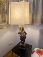 2 Tischlampen antik mit Lampenschirm, guter Zustand