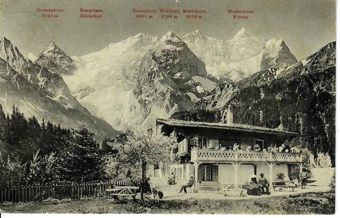 Cartoline postali: Hasleberg Pension Weisstannen – Usato da Hochdorf venduto da Ziegel-16