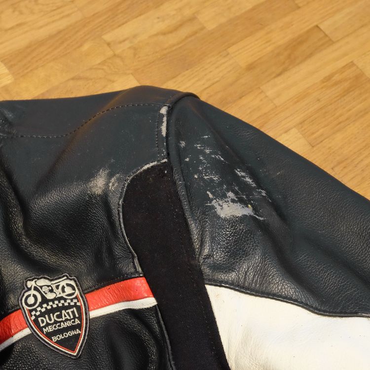 Skintan Limo Herren Motorradjacke Aus Leder 3XL/48 (122 Cm) – Gepanzert Mit CE-Protektoren, Schwarz