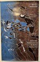 Hans ERNI Original- Plakat Musikfestwochen Luzern 1969