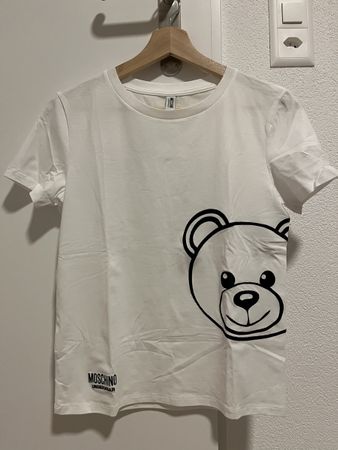 T-Shirt Moschino weiss XS UNGETRAGEN