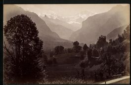 Fotografie Interlaken, Blick in das Tal 