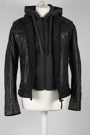SERGE PARIENTE Lederjacke Herren Gr. M