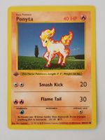 🔥 Base Set – 1st Edition Shadowless Ponyta – Englisch